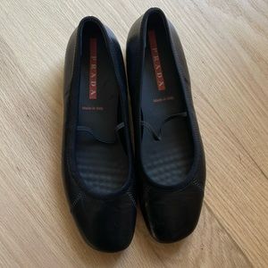Prada sport Mary Jane ballet flats